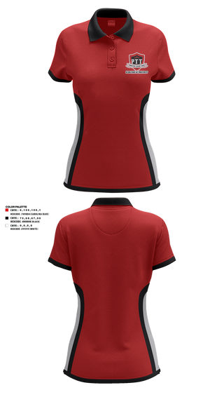 Womens Short Sleeve Performance Polo, Positive Trash Talk, Women's Basketball, Teamtime, Team time, sublimation, custom sports apparel, team uniforms, spirit wear, spiritwear, sports uniforms, custom shirts, team store, custom team store, fundraiser sports, apparel fundraiser