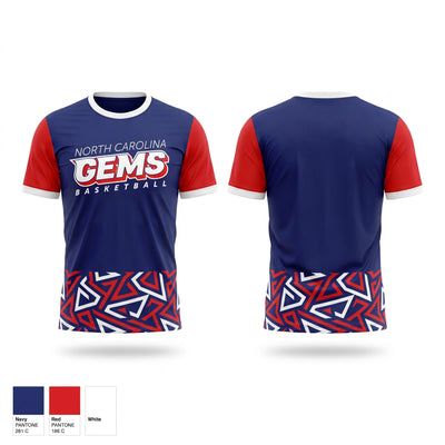 NC LADY GEMS Short Sleeve Performance Shirt - 2