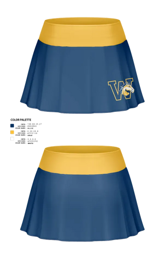 Skort, Walnut High School Tennis, Tennis, Teamtime, Team time, sublimation, custom sports apparel, team uniforms, spirit wear, spiritwear, sports uniforms, custom shirts, team store, custom team store, fundraiser sports, apparel fundraiser