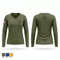 VCSO SERT Women's Long Sleeve V-neck Shirt - 1