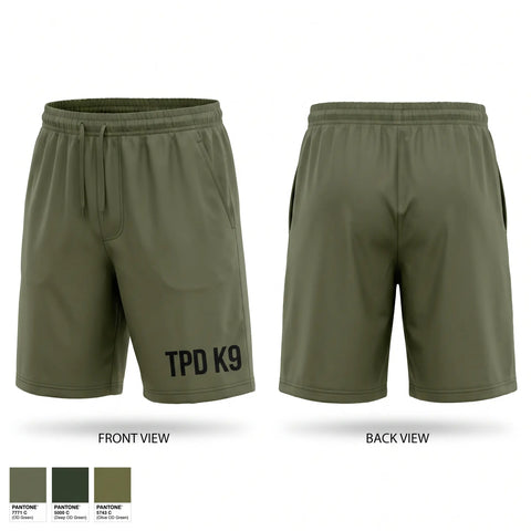 Athletic Shorts With Pockets, TPD K9, Police, Teamtime, Team time, sublimation, custom sports apparel, team uniforms, spirit wear, spiritwear, sports uniforms, custom shirts, team store, custom team store, fundraiser sports, apparel fundraiser