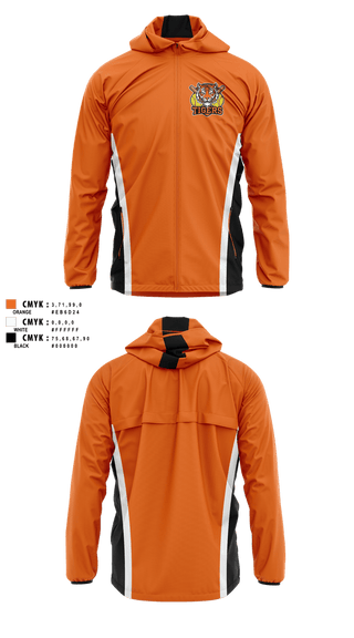 Windbreaker, Cambridge Tigers, Softball, Teamtime, Team time, sublimation, custom sports apparel, team uniforms, spirit wear, spiritwear, sports uniforms, custom shirts, team store, custom team store, fundraiser sports, apparel fundraiser