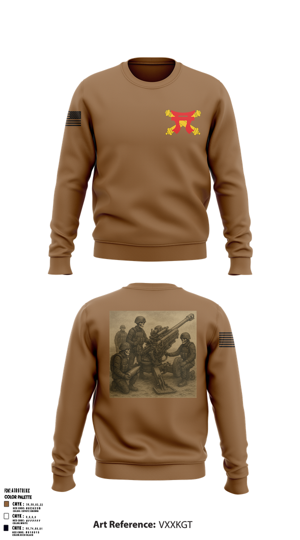 Crew Neck Sweatshirt, Crusader Battery, , Teamtime, Team time, sublimation, custom sports apparel, team uniforms, spirit wear, spiritwear, sports uniforms, custom shirts, team store, custom team store, fundraiser sports, apparel fundraiser