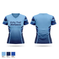 Echo Trail Wolfpack Women's Short Sleeve V-neck Shirt - 1