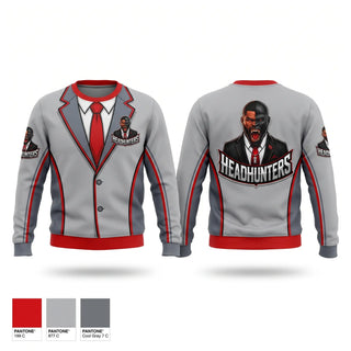 Crew Neck Sweatshirt, Honchos headhunters, Cheer, Teamtime, Team time, sublimation, custom sports apparel, team uniforms, spirit wear, spiritwear, sports uniforms, custom shirts, team store, custom team store, fundraiser sports, apparel fundraiser