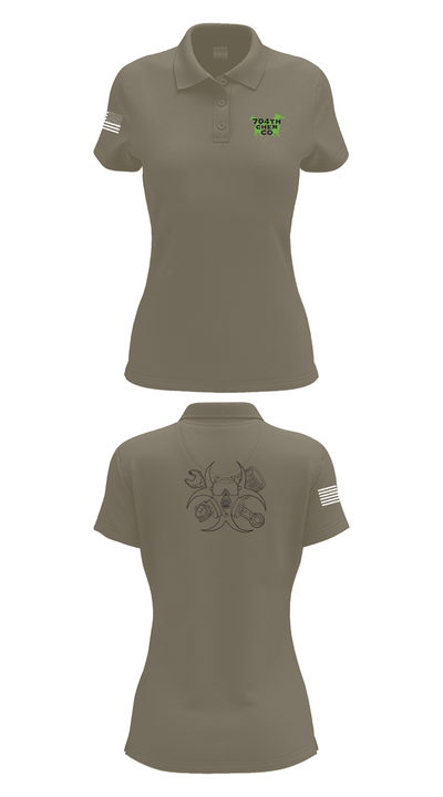 704th Chem Co 57484500 Women's Short Sleeve Performance Polo  - 75