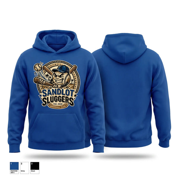 Hoodie, SANDLOT SLUGGERS, Baseball, Teamtime, Team time, sublimation, custom sports apparel, team uniforms, spirit wear, spiritwear, sports uniforms, custom shirts, team store, custom team store, fundraiser sports, apparel fundraiser