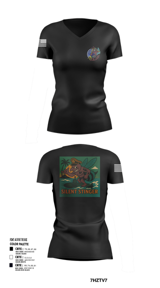 Womens Short Sleeve Vneck Shirt, USS CHARLOTTE SSN 766, Navy, Teamtime, Team time, sublimation, custom sports apparel, team uniforms, spirit wear, spiritwear, sports uniforms, custom shirts, team store, custom team store, fundraiser sports, apparel fundraiser