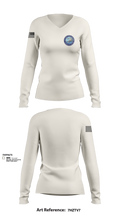 Tarrytown Flotilla 014-06-06 36170318 Women's Long Sleeve V-neck Shirt - 103