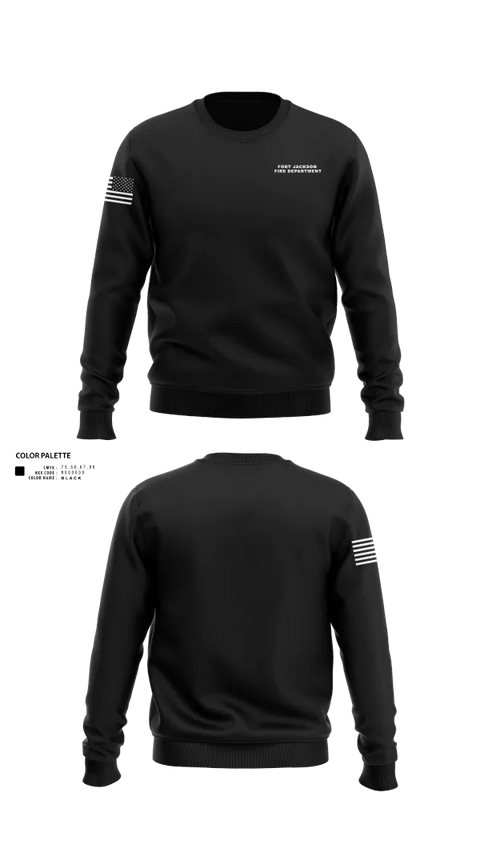 Crew Neck Sweatshirt, Fort Jackson Fire Department, , Teamtime, Team time, sublimation, custom sports apparel, team uniforms, spirit wear, spiritwear, sports uniforms, custom shirts, team store, custom team store, fundraiser sports, apparel fundraiser