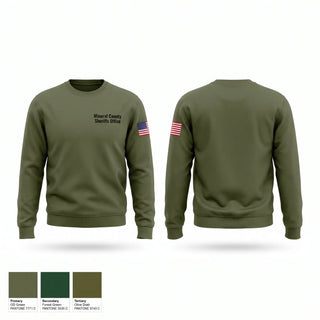 Crew Neck Sweatshirt, Mineral County Sheriff’s Office, Police, Teamtime, Team time, sublimation, custom sports apparel, team uniforms, spirit wear, spiritwear, sports uniforms, custom shirts, team store, custom team store, fundraiser sports, apparel fundraiser