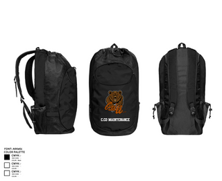 Gear Bag, C.co Maintenance, , Teamtime, Team time, sublimation, custom sports apparel, team uniforms, spirit wear, spiritwear, sports uniforms, custom shirts, team store, custom team store, fundraiser sports, apparel fundraiser