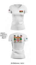 Republic Of Fiji Military Forces 95611729 Women's Short Sleeve V-neck Shirt - 2