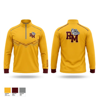 Quarter Zip Jacket, Ruleville Middle Lady Bulldogs, , Teamtime, Team time, sublimation, custom sports apparel, team uniforms, spirit wear, spiritwear, sports uniforms, custom shirts, team store, custom team store, fundraiser sports, apparel fundraiser