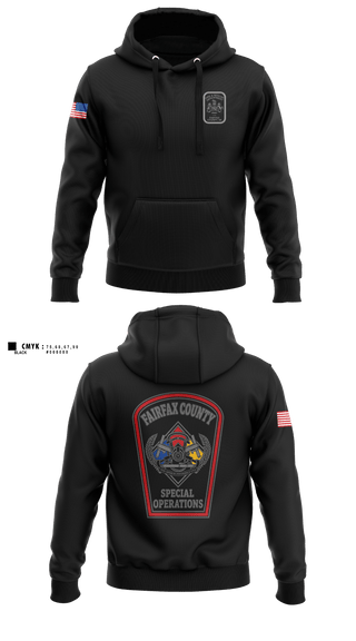 Hoodie, Fairfax County Technical Rescue, Fire Department, Teamtime, Team time, sublimation, custom sports apparel, team uniforms, spirit wear, spiritwear, sports uniforms, custom shirts, team store, custom team store, fundraiser sports, apparel fundraiser