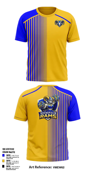 Short Sleeve Performance Shirt, Memphis Rams, , Teamtime, Team time, sublimation, custom sports apparel, team uniforms, spirit wear, spiritwear, sports uniforms, custom shirts, team store, custom team store, fundraiser sports, apparel fundraiser