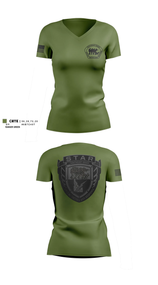 Womens Short Sleeve Vneck Shirt, STAR Team, Police, Teamtime, Team time, sublimation, custom sports apparel, team uniforms, spirit wear, spiritwear, sports uniforms, custom shirts, team store, custom team store, fundraiser sports, apparel fundraiser