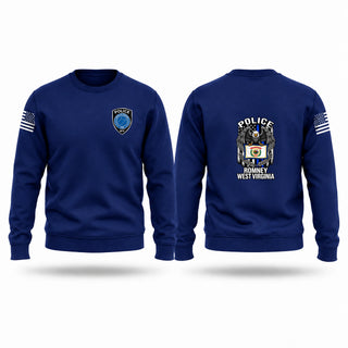 Crew Neck Sweatshirt, Romney Police Department WV, Police, Teamtime, Team time, sublimation, custom sports apparel, team uniforms, spirit wear, spiritwear, sports uniforms, custom shirts, team store, custom team store, fundraiser sports, apparel fundraiser