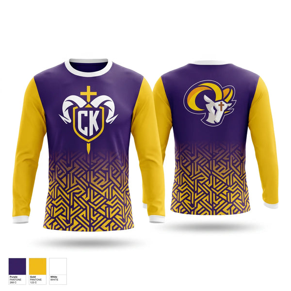 Long Sleeve Performance Shirt, RAMS OPP, Men's Basketball, Teamtime, Team time, sublimation, custom sports apparel, team uniforms, spirit wear, spiritwear, sports uniforms, custom shirts, team store, custom team store, fundraiser sports, apparel fundraiser