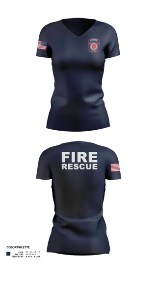 Womens Short Sleeve Vneck Shirt, East Knox Fire, Fire Department, Teamtime, Team time, sublimation, custom sports apparel, team uniforms, spirit wear, spiritwear, sports uniforms, custom shirts, team store, custom team store, fundraiser sports, apparel fundraiser