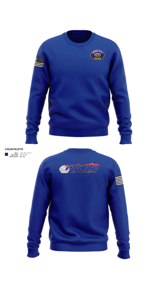 Crew Neck Sweatshirt, Webb City Police Department, Police, Teamtime, Team time, sublimation, custom sports apparel, team uniforms, spirit wear, spiritwear, sports uniforms, custom shirts, team store, custom team store, fundraiser sports, apparel fundraiser