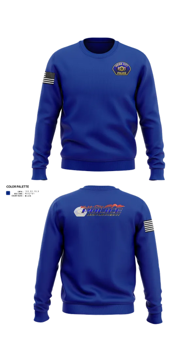 Webb City Police Department 58587049 Crew Neck Sweatshirt - 21