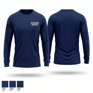 Long Sleeve Performance Shirt, Wayne Township Volunteer Fire Department, Fire Department, Teamtime, Team time, sublimation, custom sports apparel, team uniforms, spirit wear, spiritwear, sports uniforms, custom shirts, team store, custom team store, fundraiser sports, apparel fundraiser