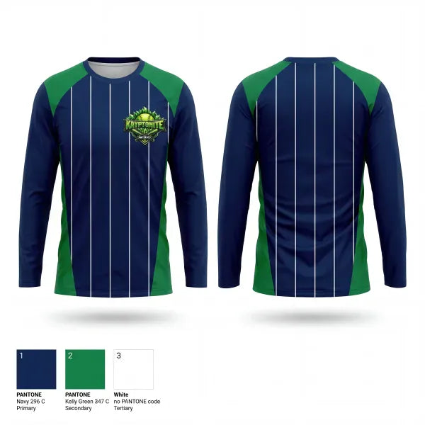 Long Sleeve Performance Shirt, Kryptonite, Baseball, Teamtime, Team time, sublimation, custom sports apparel, team uniforms, spirit wear, spiritwear, sports uniforms, custom shirts, team store, custom team store, fundraiser sports, apparel fundraiser