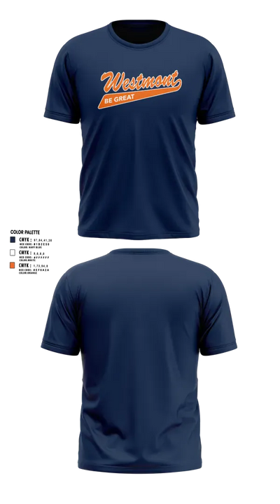Westmont Youth Baseball 21491450 Short Sleeve Performance Shirt - 2