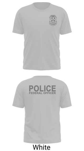Short Sleeve Performance Shirt, ICE ERO Atlanta, Police, Teamtime, Team time, sublimation, custom sports apparel, team uniforms, spirit wear, spiritwear, sports uniforms, custom shirts, team store, custom team store, fundraiser sports, apparel fundraiser