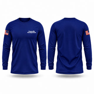 Long Sleeve Performance Shirt, Caseyville Fire Department, Fire Department, Teamtime, Team time, sublimation, custom sports apparel, team uniforms, spirit wear, spiritwear, sports uniforms, custom shirts, team store, custom team store, fundraiser sports, apparel fundraiser