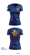Hudspeth county sheriff office 47128359 Women's Short Sleeve V-neck Shirt - 2