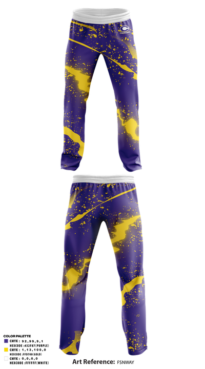 Norfolk Christian Volleyball 87950689 Sweatpants - 1