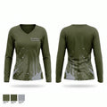 Brooklyn prime time Women's Long Sleeve V-neck Shirt - 1