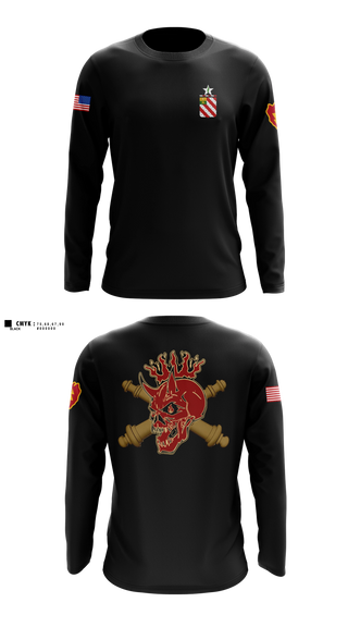 Long Sleeve Performance Shirt, C/1-8 FA, Army, Teamtime, Team time, sublimation, custom sports apparel, team uniforms, spirit wear, spiritwear, sports uniforms, custom shirts, team store, custom team store, fundraiser sports, apparel fundraiser