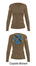 93rd AGOW 64240492 Women's Long Sleeve V-neck Shirt - 17