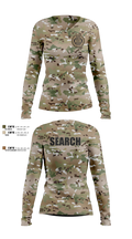 BVCC Search Team Women's Long Sleeve V-neck Shirt - 8