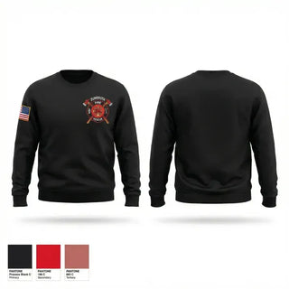 Crew Neck Sweatshirt, Zumbrota Fire Department, Fire Department, Teamtime, Team time, sublimation, custom sports apparel, team uniforms, spirit wear, spiritwear, sports uniforms, custom shirts, team store, custom team store, fundraiser sports, apparel fundraiser