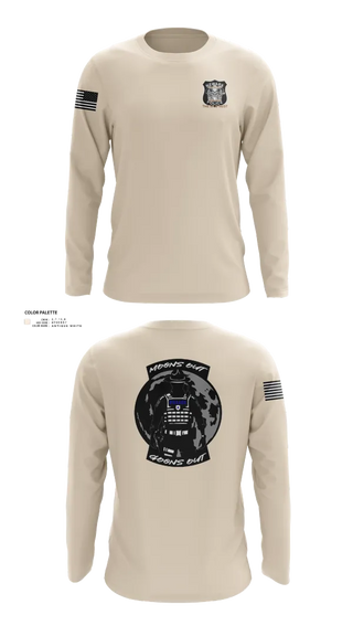Long Sleeve Performance Shirt, 4th Precinct, Police, Teamtime, Team time, sublimation, custom sports apparel, team uniforms, spirit wear, spiritwear, sports uniforms, custom shirts, team store, custom team store, fundraiser sports, apparel fundraiser