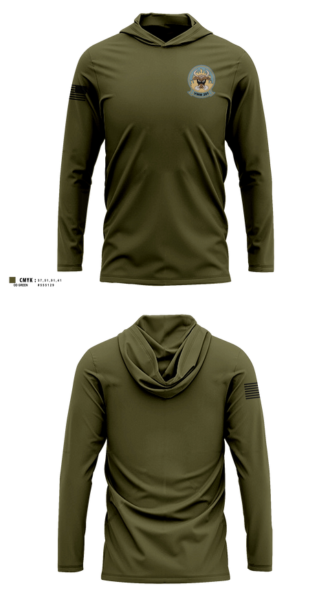 Long Sleeve hooded sunshirt, Vmm-261, Marines, Teamtime, Team time, sublimation, custom sports apparel, team uniforms, spirit wear, spiritwear, sports uniforms, custom shirts, team store, custom team store, fundraiser sports, apparel fundraiser