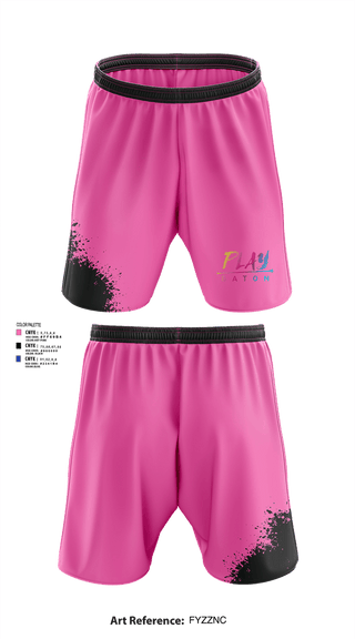 Athletic Shorts With Pockets, Play Baton, Cheer, Teamtime, Team time, sublimation, custom sports apparel, team uniforms, spirit wear, spiritwear, sports uniforms, custom shirts, team store, custom team store, fundraiser sports, apparel fundraiser