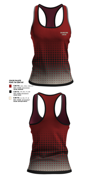 Tank Top, Chargers, Cheer, Teamtime, Team time, sublimation, custom sports apparel, team uniforms, spirit wear, spiritwear, sports uniforms, custom shirts, team store, custom team store, fundraiser sports, apparel fundraiser