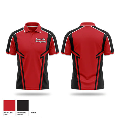 Naperville Renegades Short Sleeve Performance Polo - 1