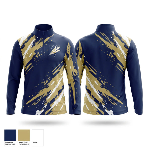 Quarter Zip Jacket, Varina, Track & Field, Teamtime, Team time, sublimation, custom sports apparel, team uniforms, spirit wear, spiritwear, sports uniforms, custom shirts, team store, custom team store, fundraiser sports, apparel fundraiser