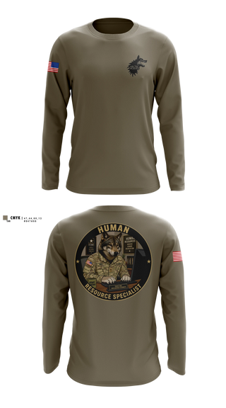 Long Sleeve Performance Shirt, 1-24 infantry battalion, Army, Teamtime, Team time, sublimation, custom sports apparel, team uniforms, spirit wear, spiritwear, sports uniforms, custom shirts, team store, custom team store, fundraiser sports, apparel fundraiser