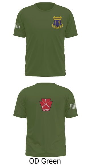 Short Sleeve Performance Shirt, A co 1/109, National Guard, Teamtime, Team time, sublimation, custom sports apparel, team uniforms, spirit wear, spiritwear, sports uniforms, custom shirts, team store, custom team store, fundraiser sports, apparel fundraiser