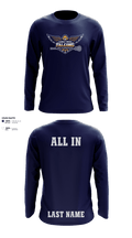 Saddle Brook Falcons Lacrosse 64067977 Long Sleeve Performance Shirt 6