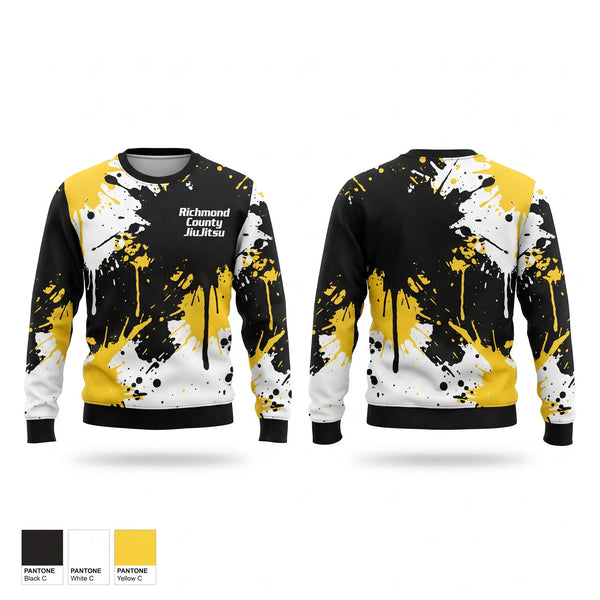 Crew Neck Sweatshirt, Richmond County Jiu-Jitsu, , Teamtime, Team time, sublimation, custom sports apparel, team uniforms, spirit wear, spiritwear, sports uniforms, custom shirts, team store, custom team store, fundraiser sports, apparel fundraiser