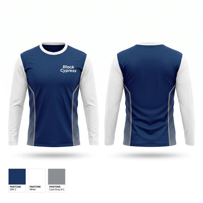 Black Cypress Long Sleeve Performance Shirt - 1