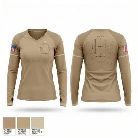 Womens Long Sleeve Vneck Shirt, sam, Army, Teamtime, Team time, sublimation, custom sports apparel, team uniforms, spirit wear, spiritwear, sports uniforms, custom shirts, team store, custom team store, fundraiser sports, apparel fundraiser